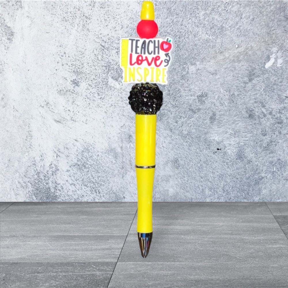 Teacher Beaded and Embellished Pens